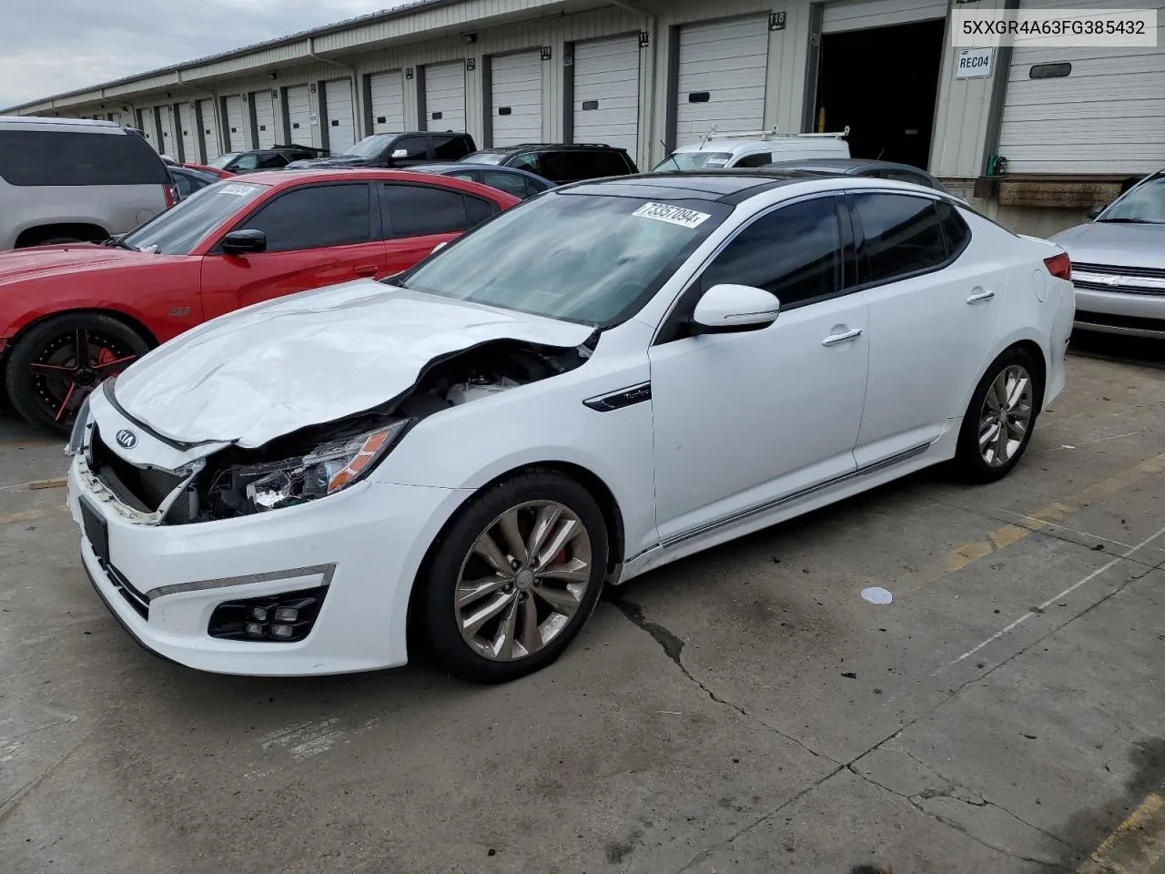 2015 Kia Optima Sx VIN: 5XXGR4A63FG385432 Lot: 73357094