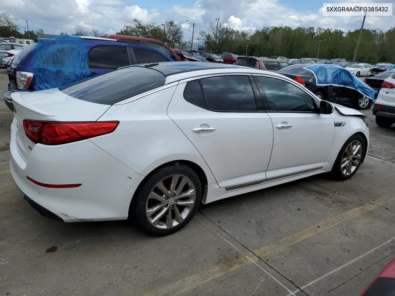 2015 Kia Optima Sx VIN: 5XXGR4A63FG385432 Lot: 73357094