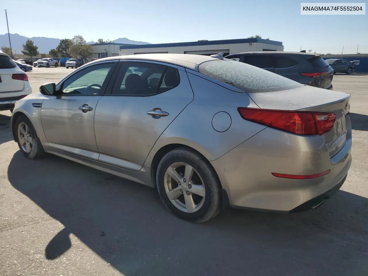 2015 Kia Optima Lx VIN: KNAGM4A74F5552504 Lot: 73462054