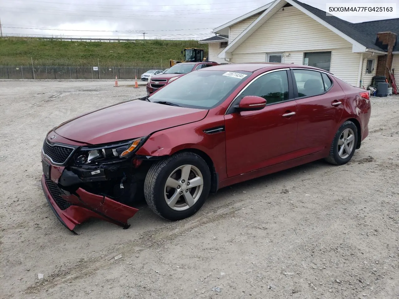 2015 Kia Optima Lx VIN: 5XXGM4A77FG425163 Lot: 73571434