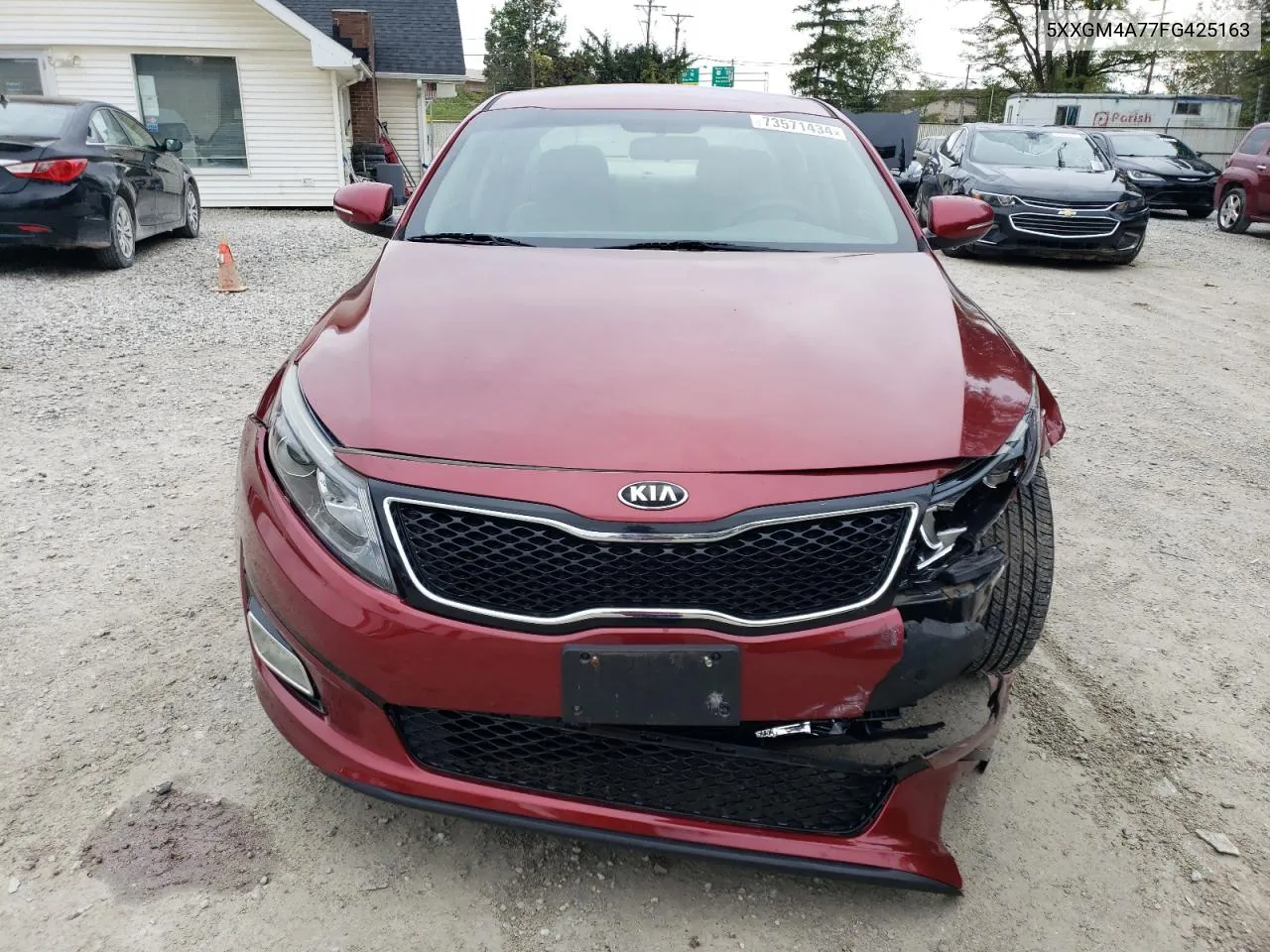 5XXGM4A77FG425163 2015 Kia Optima Lx