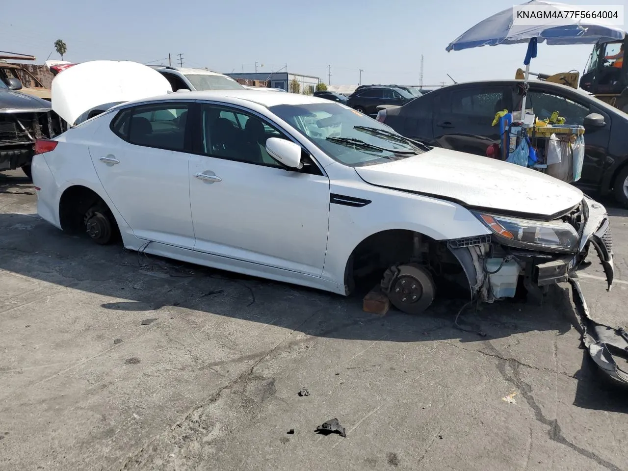 2015 Kia Optima Lx VIN: KNAGM4A77F5664004 Lot: 73575284