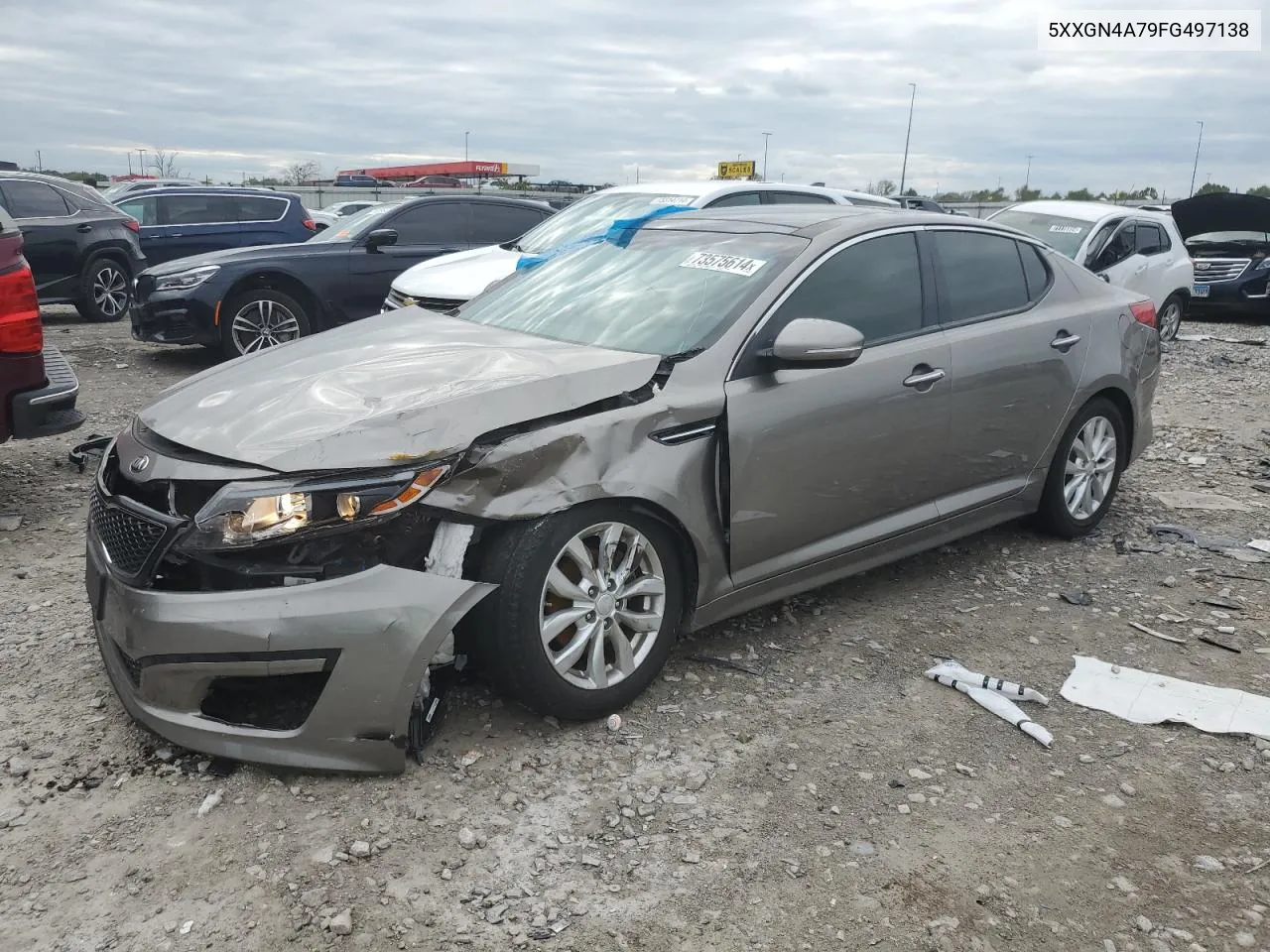 2015 Kia Optima Ex VIN: 5XXGN4A79FG497138 Lot: 73575614