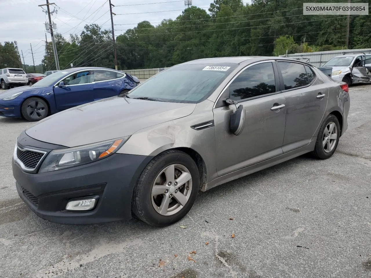 2015 Kia Optima Lx VIN: 5XXGM4A70FG390854 Lot: 73651854