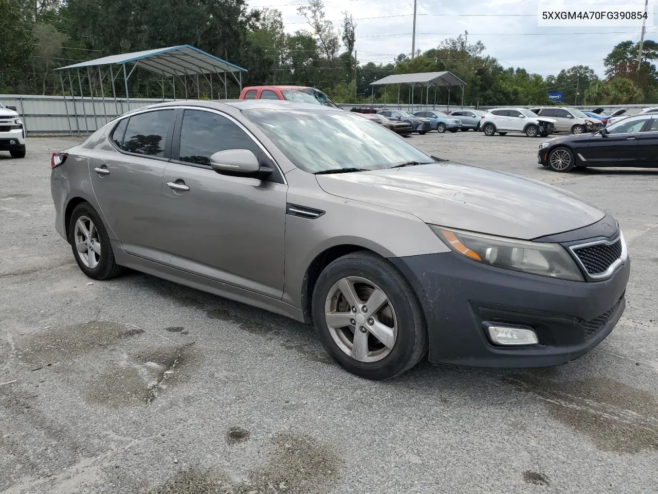 2015 Kia Optima Lx VIN: 5XXGM4A70FG390854 Lot: 73651854