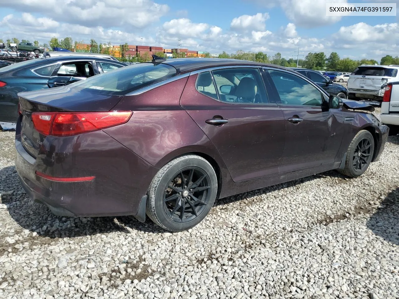 2015 Kia Optima Ex VIN: 5XXGN4A74FG391597 Lot: 73662024