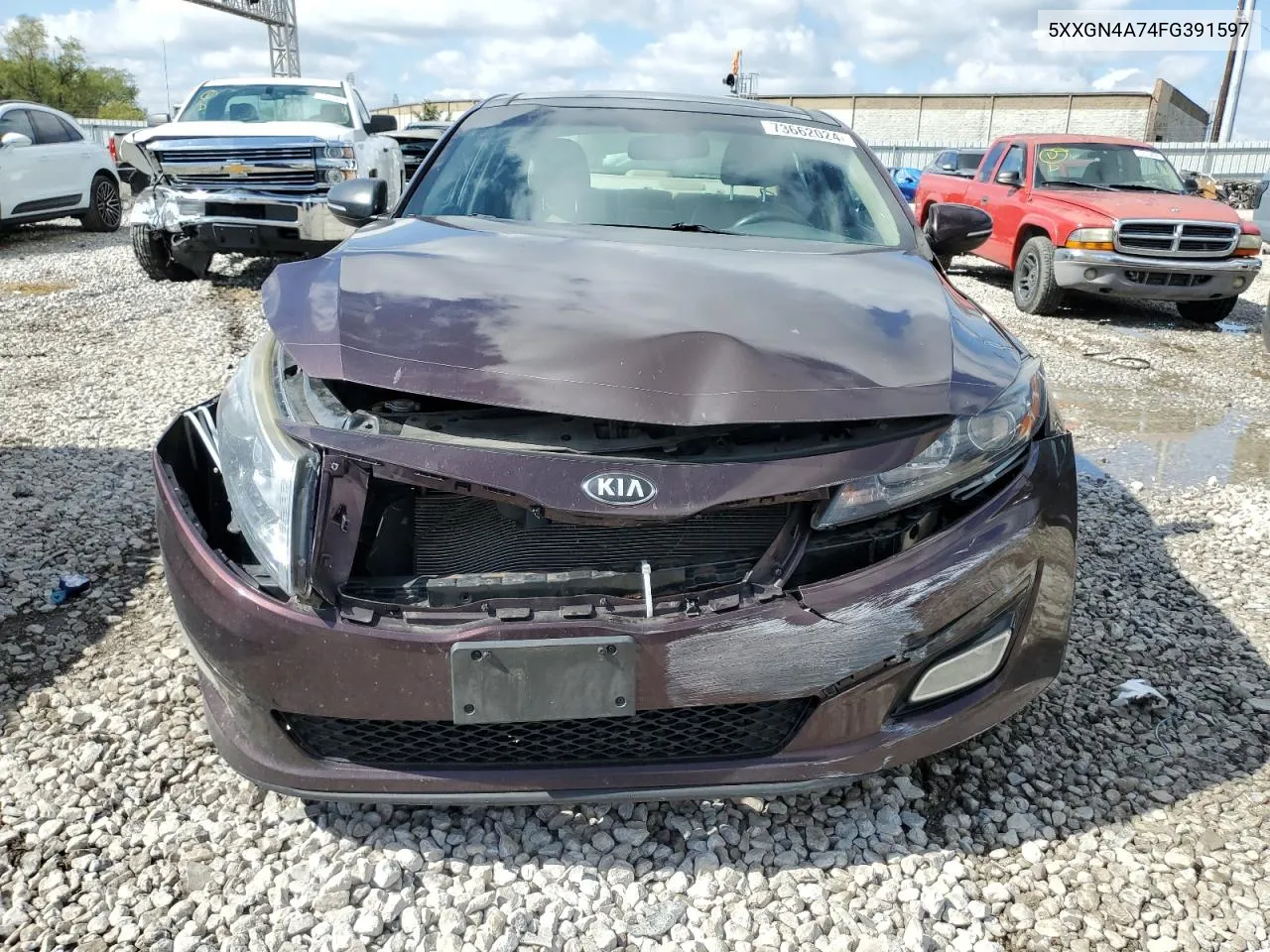 2015 Kia Optima Ex VIN: 5XXGN4A74FG391597 Lot: 73662024