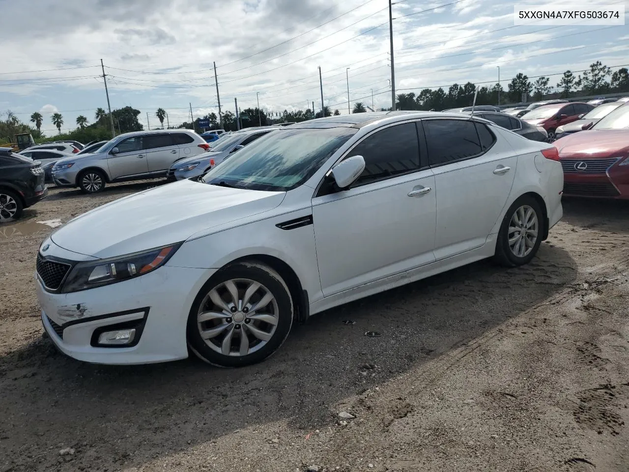 5XXGN4A7XFG503674 2015 Kia Optima Ex