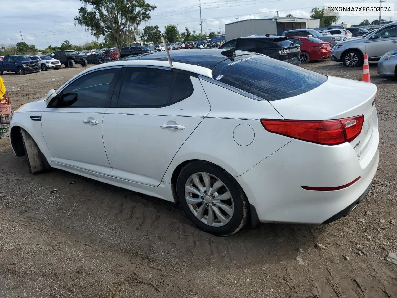 5XXGN4A7XFG503674 2015 Kia Optima Ex