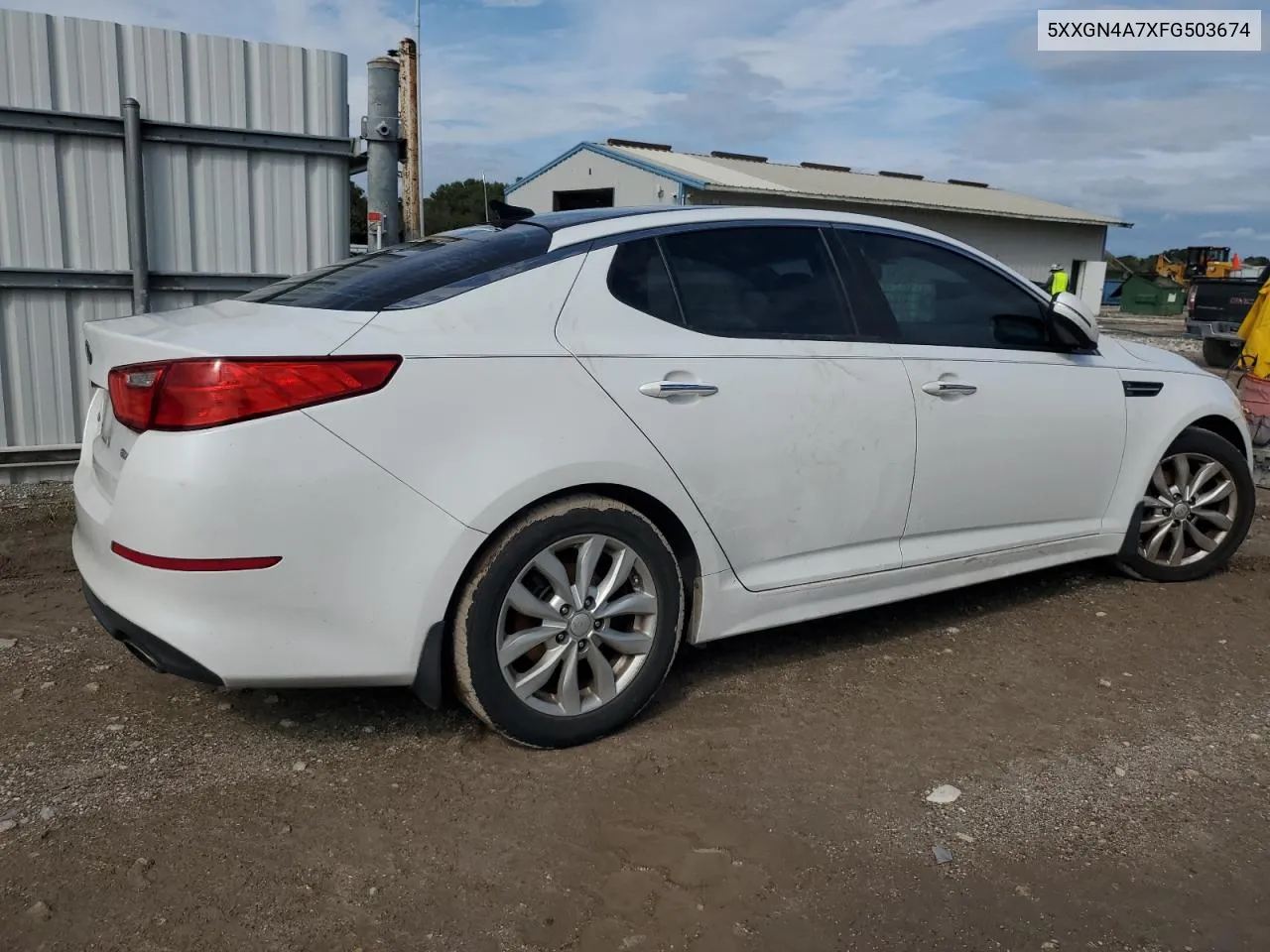 5XXGN4A7XFG503674 2015 Kia Optima Ex