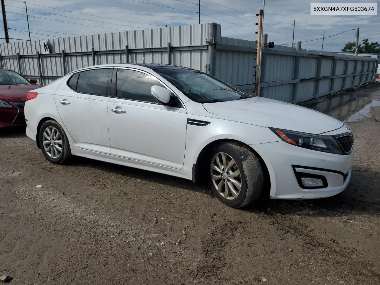 2015 Kia Optima Ex VIN: 5XXGN4A7XFG503674 Lot: 73669254