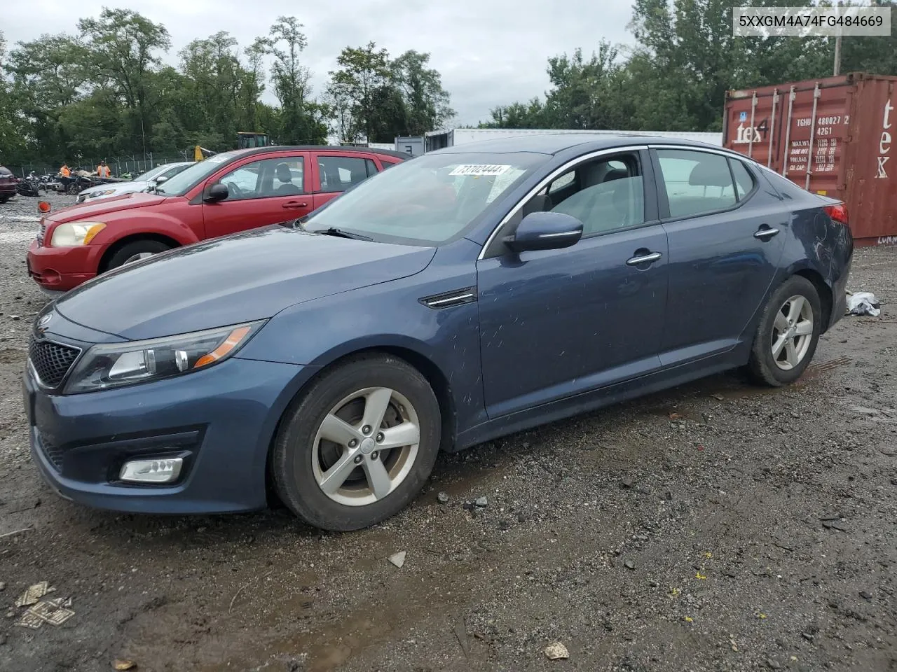 2015 Kia Optima Lx VIN: 5XXGM4A74FG484669 Lot: 73702444