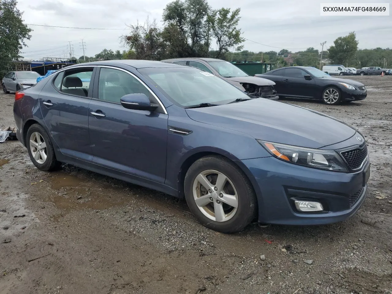 5XXGM4A74FG484669 2015 Kia Optima Lx