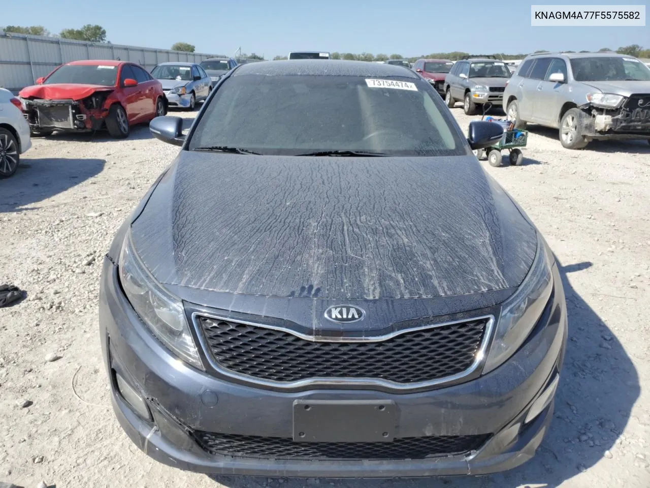 KNAGM4A77F5575582 2015 Kia Optima Lx