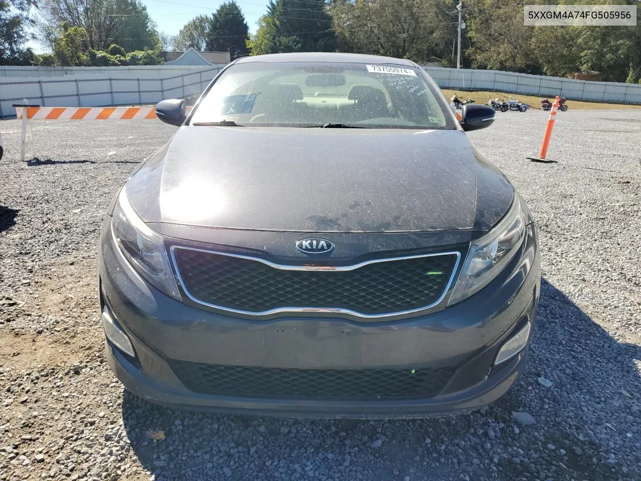 2015 Kia Optima Lx VIN: 5XXGM4A74FG505956 Lot: 73755974