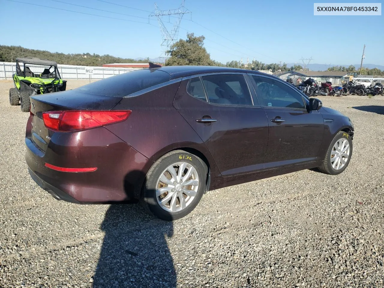 2015 Kia Optima Ex VIN: 5XXGN4A78FG453342 Lot: 73790854