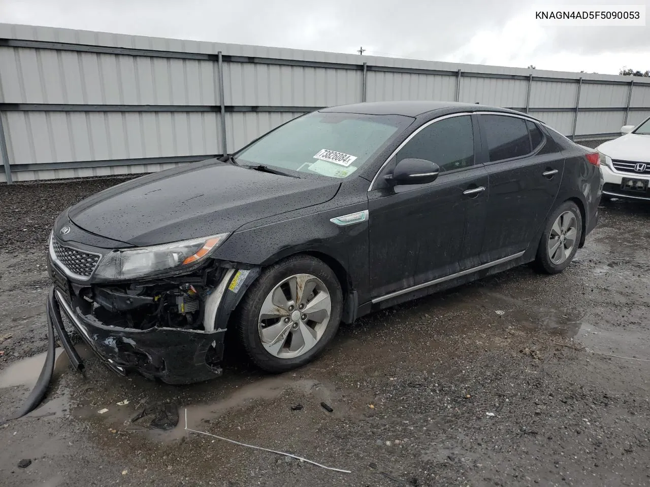 2015 Kia Optima Hybrid VIN: KNAGN4AD5F5090053 Lot: 73826084