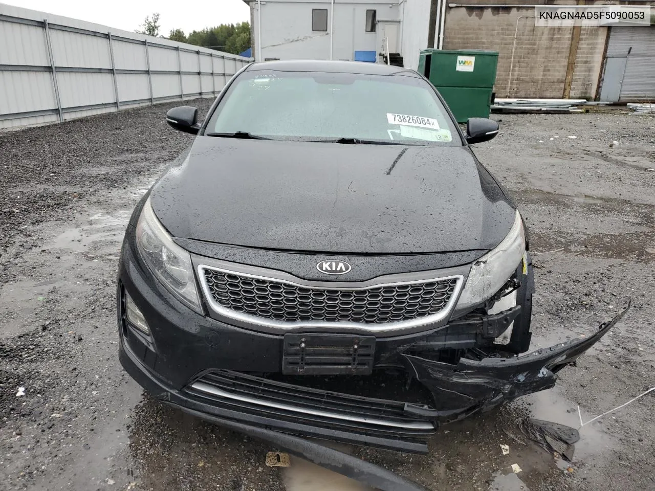 2015 Kia Optima Hybrid VIN: KNAGN4AD5F5090053 Lot: 73826084