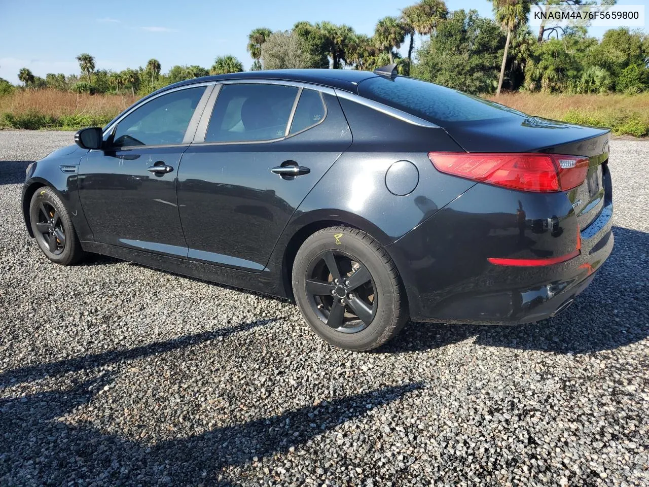 2015 Kia Optima Lx VIN: KNAGM4A76F5659800 Lot: 74010684