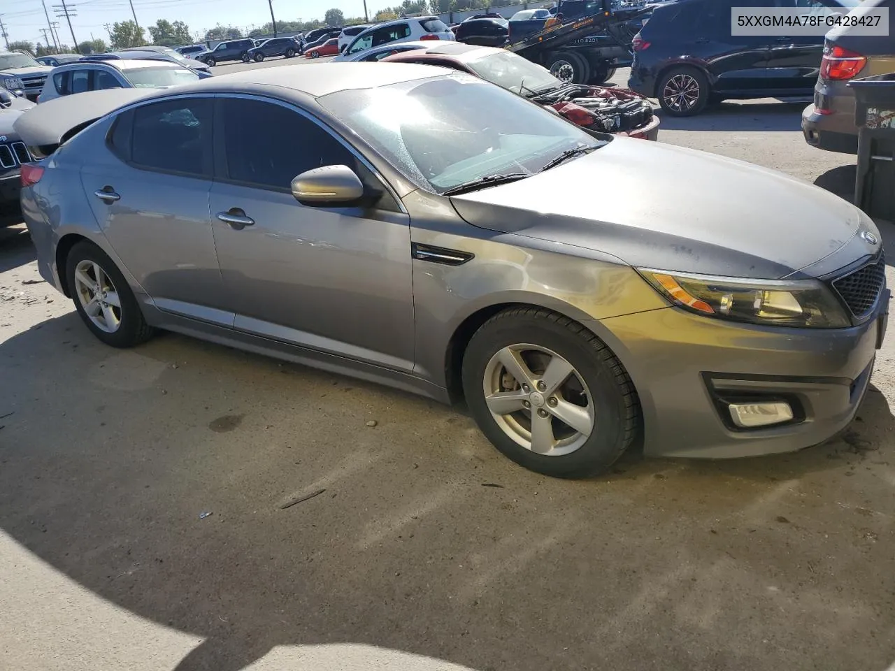 5XXGM4A78FG428427 2015 Kia Optima Lx