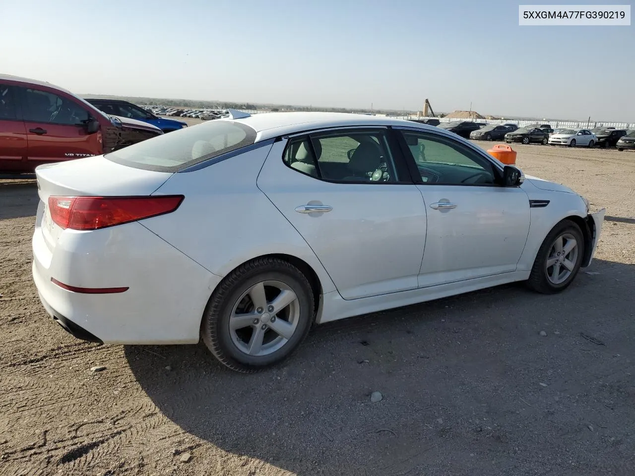 2015 Kia Optima Lx VIN: 5XXGM4A77FG390219 Lot: 74031114