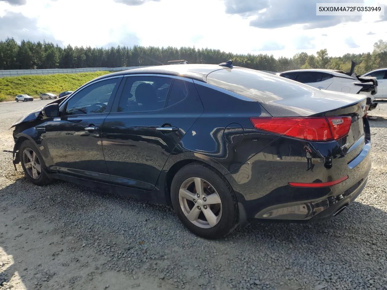 2015 Kia Optima Lx VIN: 5XXGM4A72FG353949 Lot: 74043534