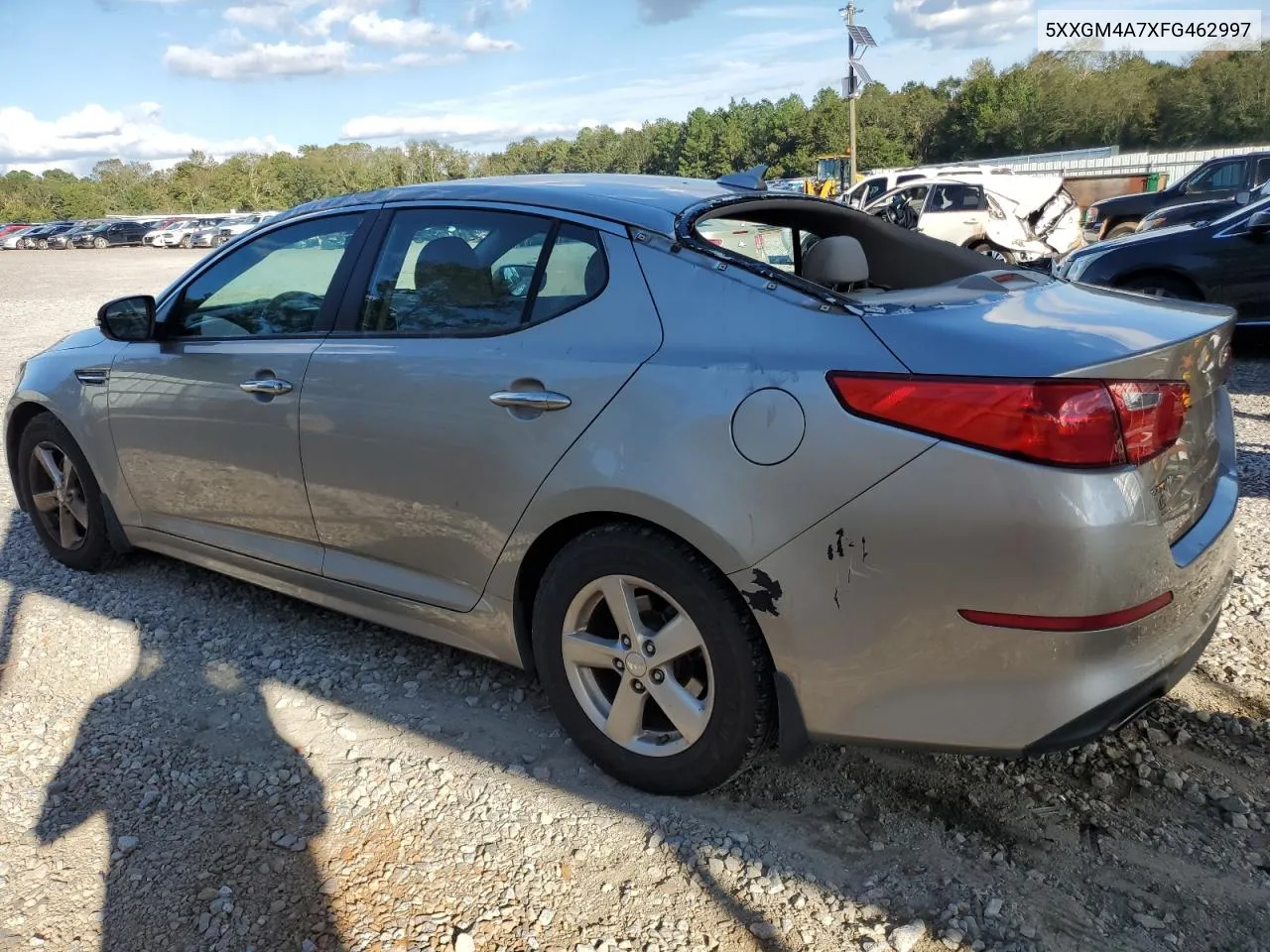 2015 Kia Optima Lx VIN: 5XXGM4A7XFG462997 Lot: 74045234