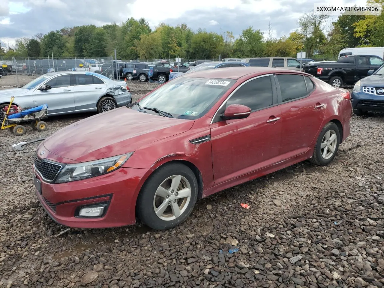 5XXGM4A73FG484906 2015 Kia Optima Lx