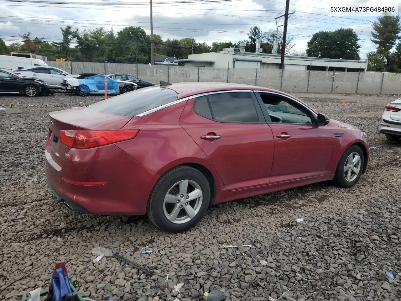 2015 Kia Optima Lx VIN: 5XXGM4A73FG484906 Lot: 74058734