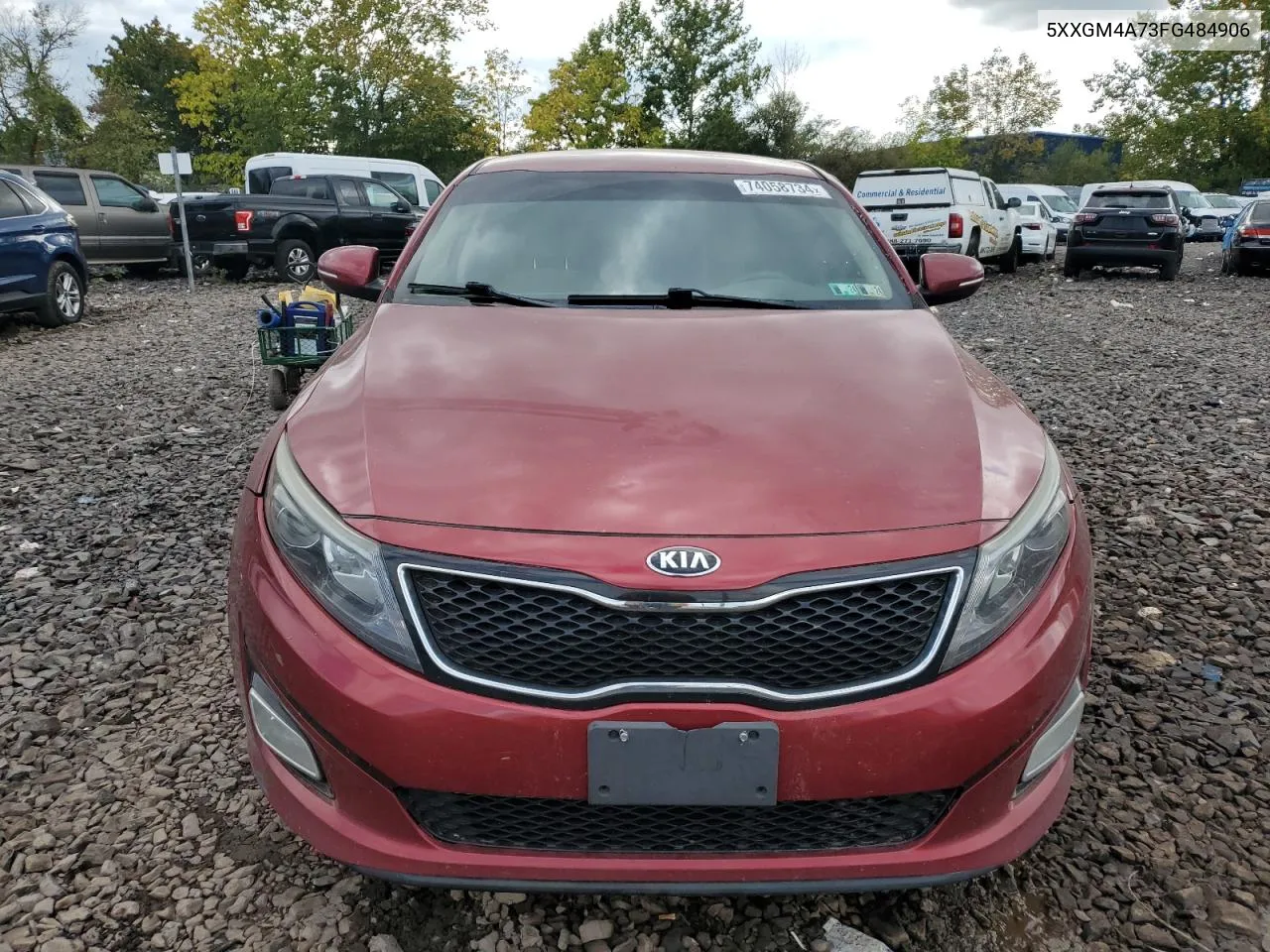 5XXGM4A73FG484906 2015 Kia Optima Lx