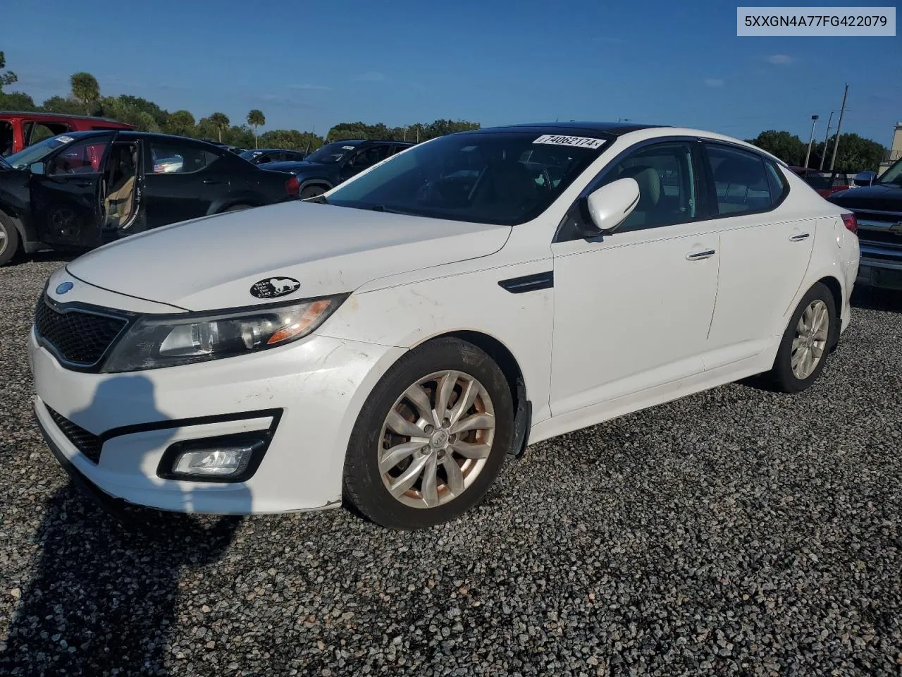 2015 Kia Optima Ex VIN: 5XXGN4A77FG422079 Lot: 74062174