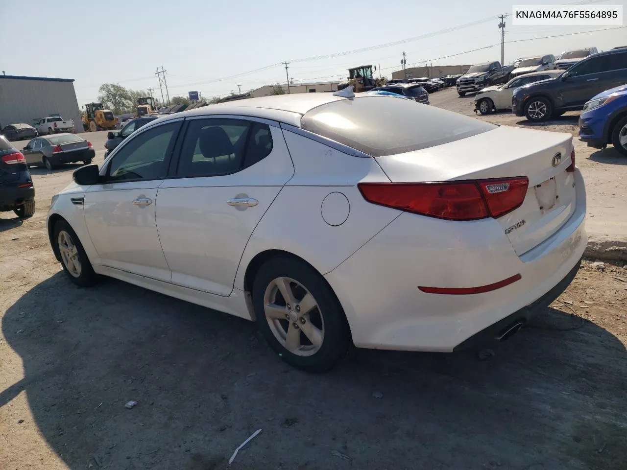 2015 Kia Optima Lx VIN: KNAGM4A76F5564895 Lot: 74077614