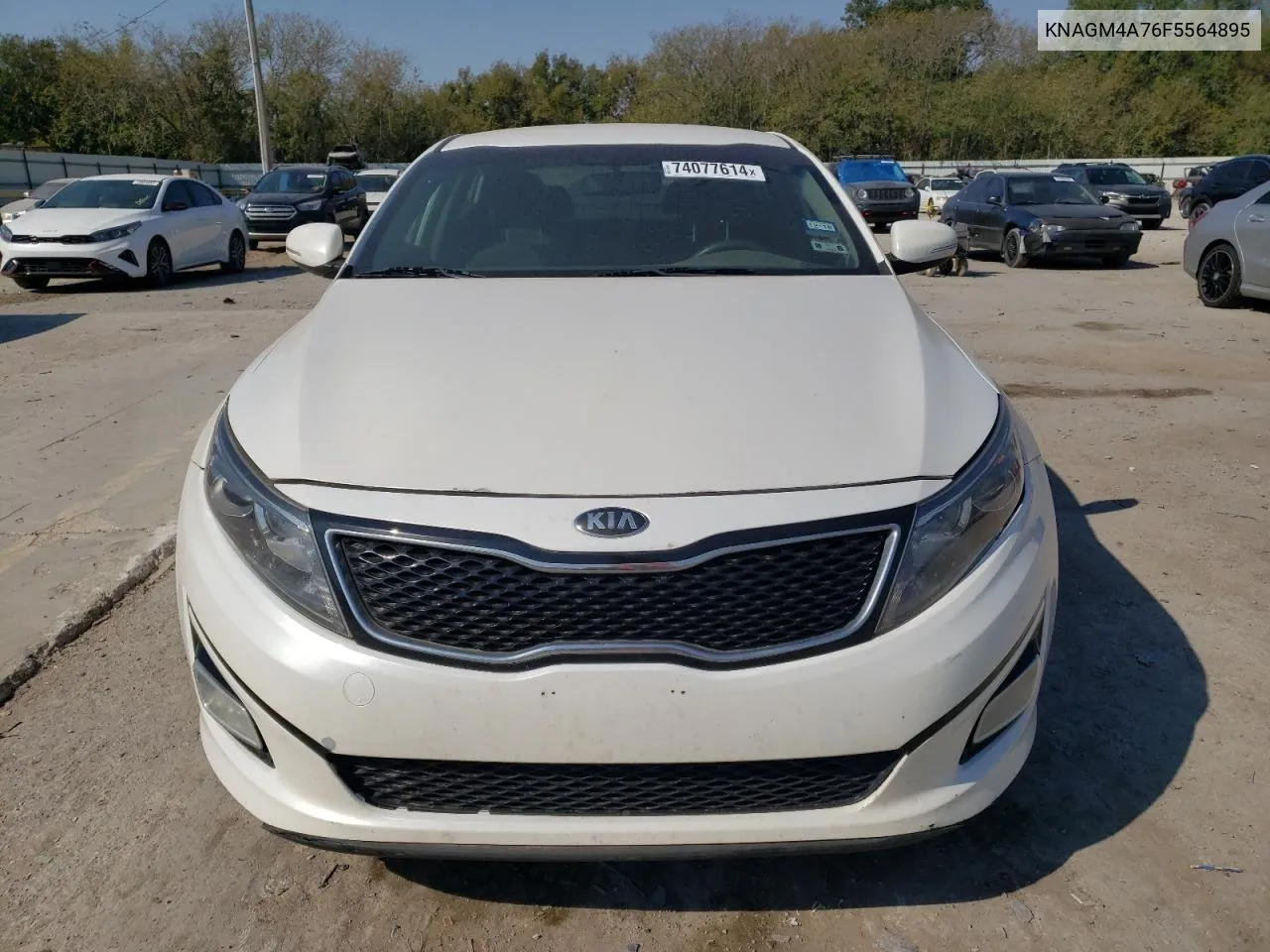 2015 Kia Optima Lx VIN: KNAGM4A76F5564895 Lot: 74077614