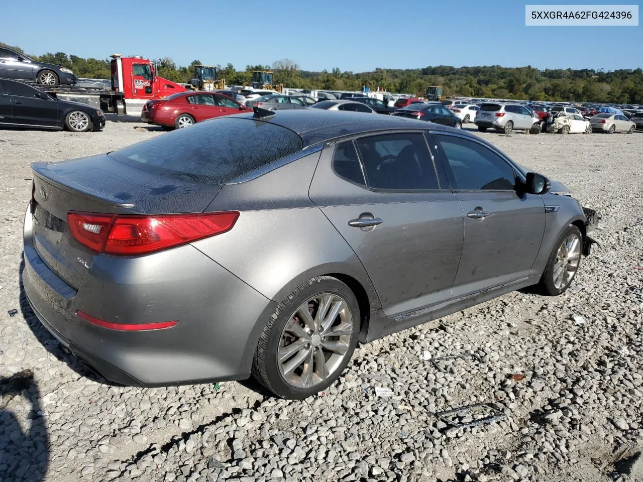 2015 Kia Optima Sx VIN: 5XXGR4A62FG424396 Lot: 74094934