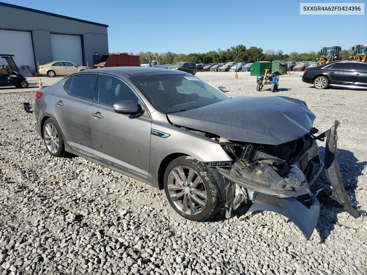 2015 Kia Optima Sx VIN: 5XXGR4A62FG424396 Lot: 74094934