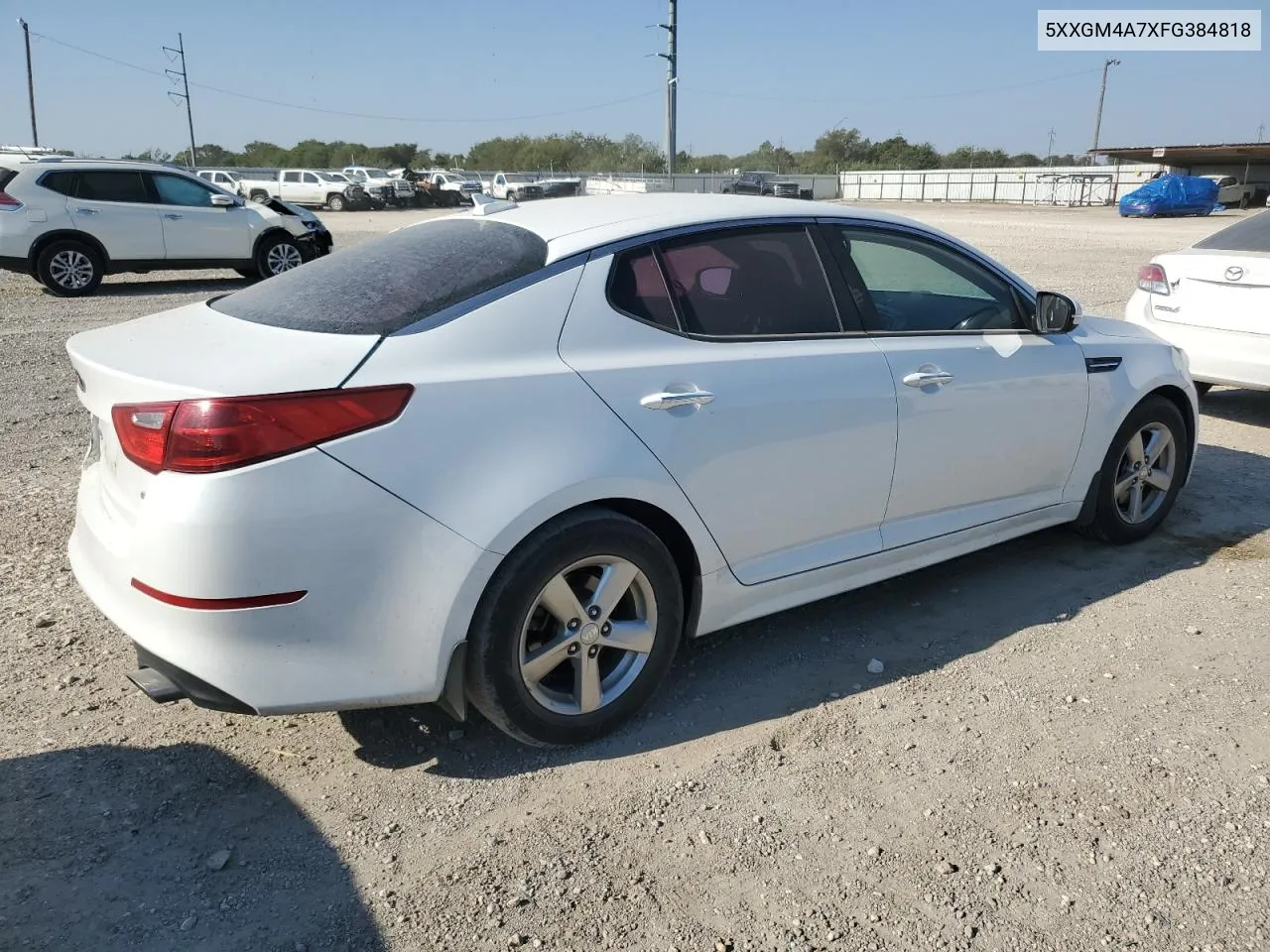 2015 Kia Optima Lx VIN: 5XXGM4A7XFG384818 Lot: 74105944