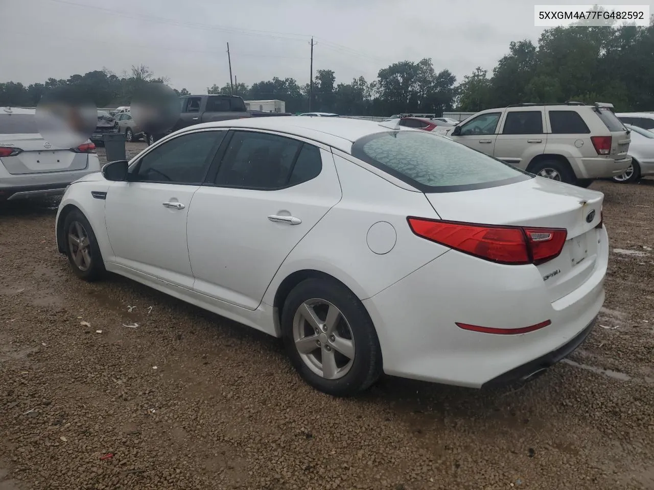 2015 Kia Optima Lx VIN: 5XXGM4A77FG482592 Lot: 74122744