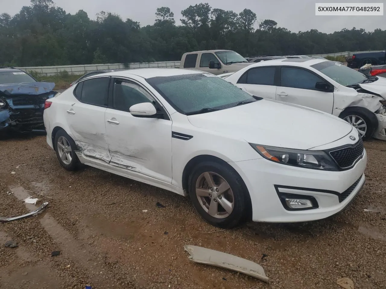 2015 Kia Optima Lx VIN: 5XXGM4A77FG482592 Lot: 74122744