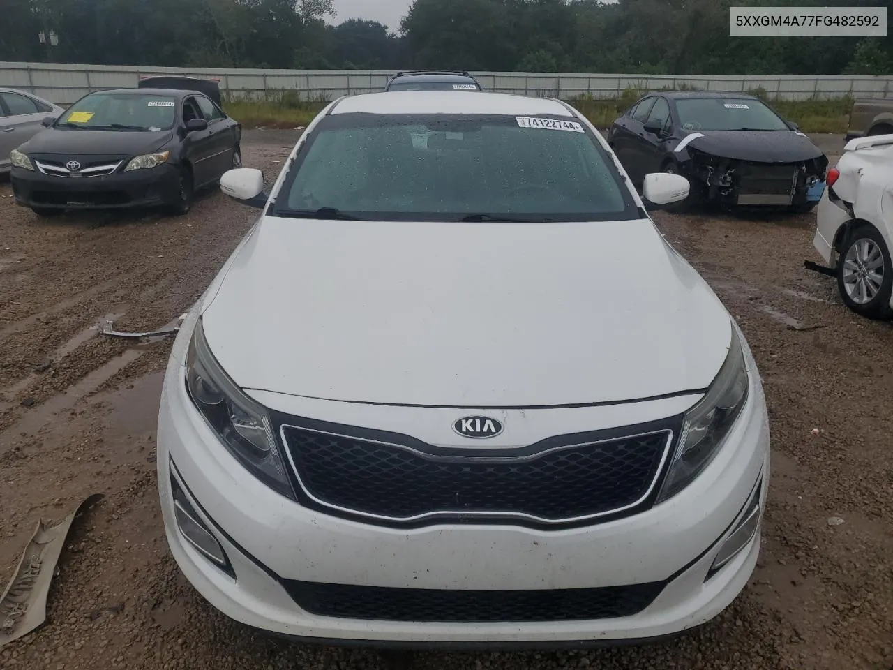 2015 Kia Optima Lx VIN: 5XXGM4A77FG482592 Lot: 74122744