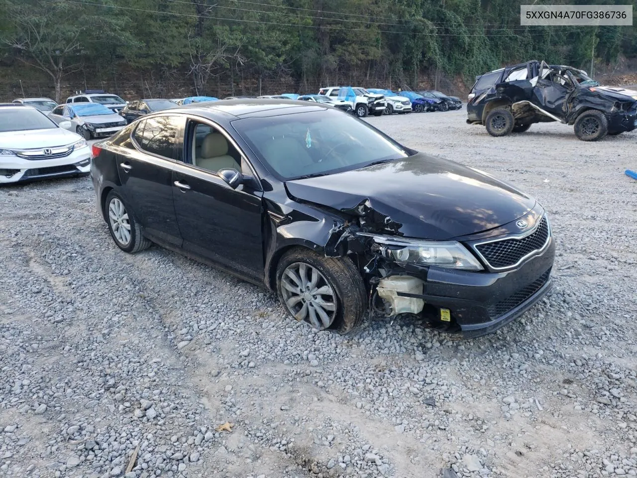 2015 Kia Optima Ex VIN: 5XXGN4A70FG386736 Lot: 74139364