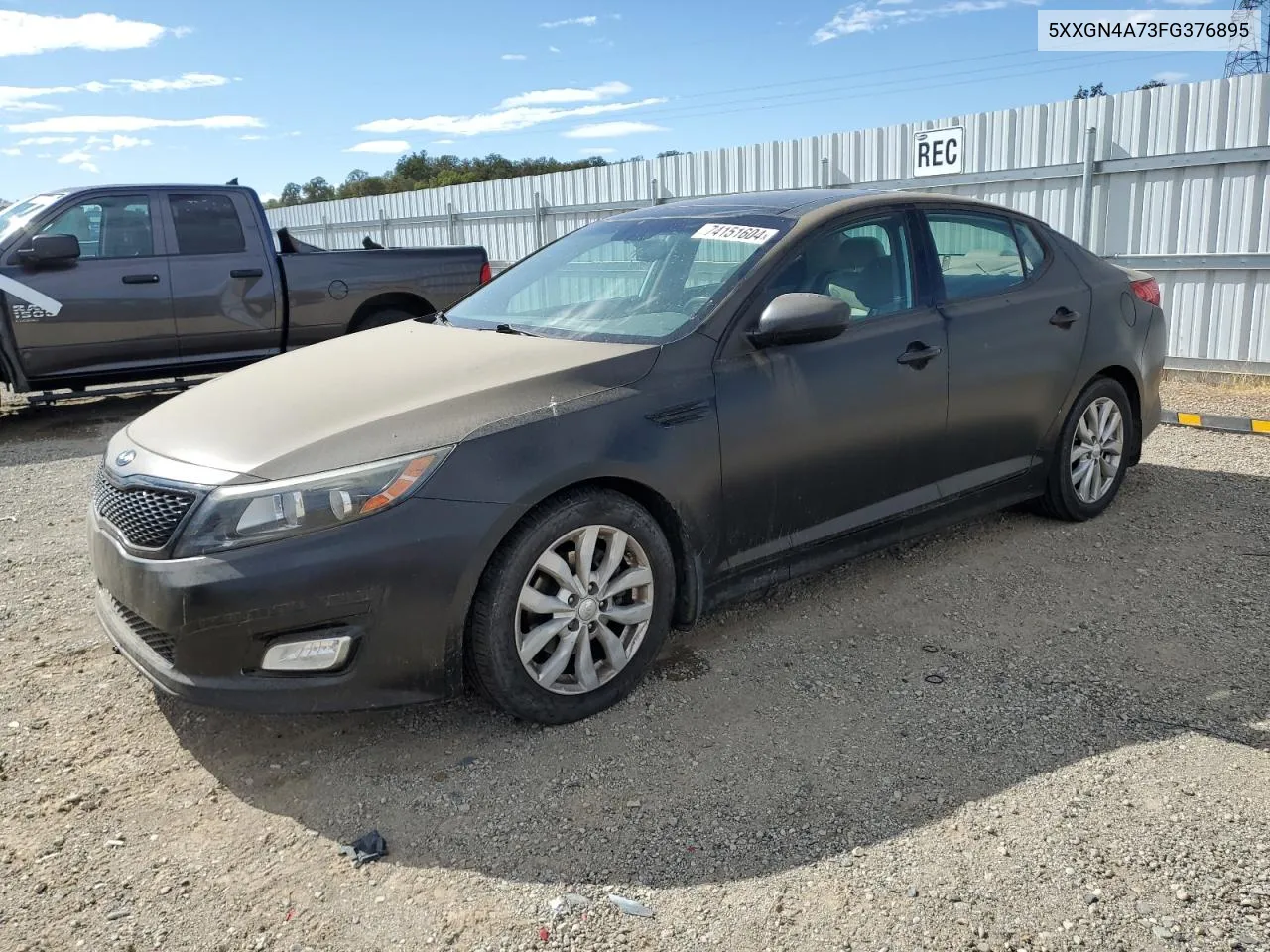 2015 Kia Optima Ex VIN: 5XXGN4A73FG376895 Lot: 74151604