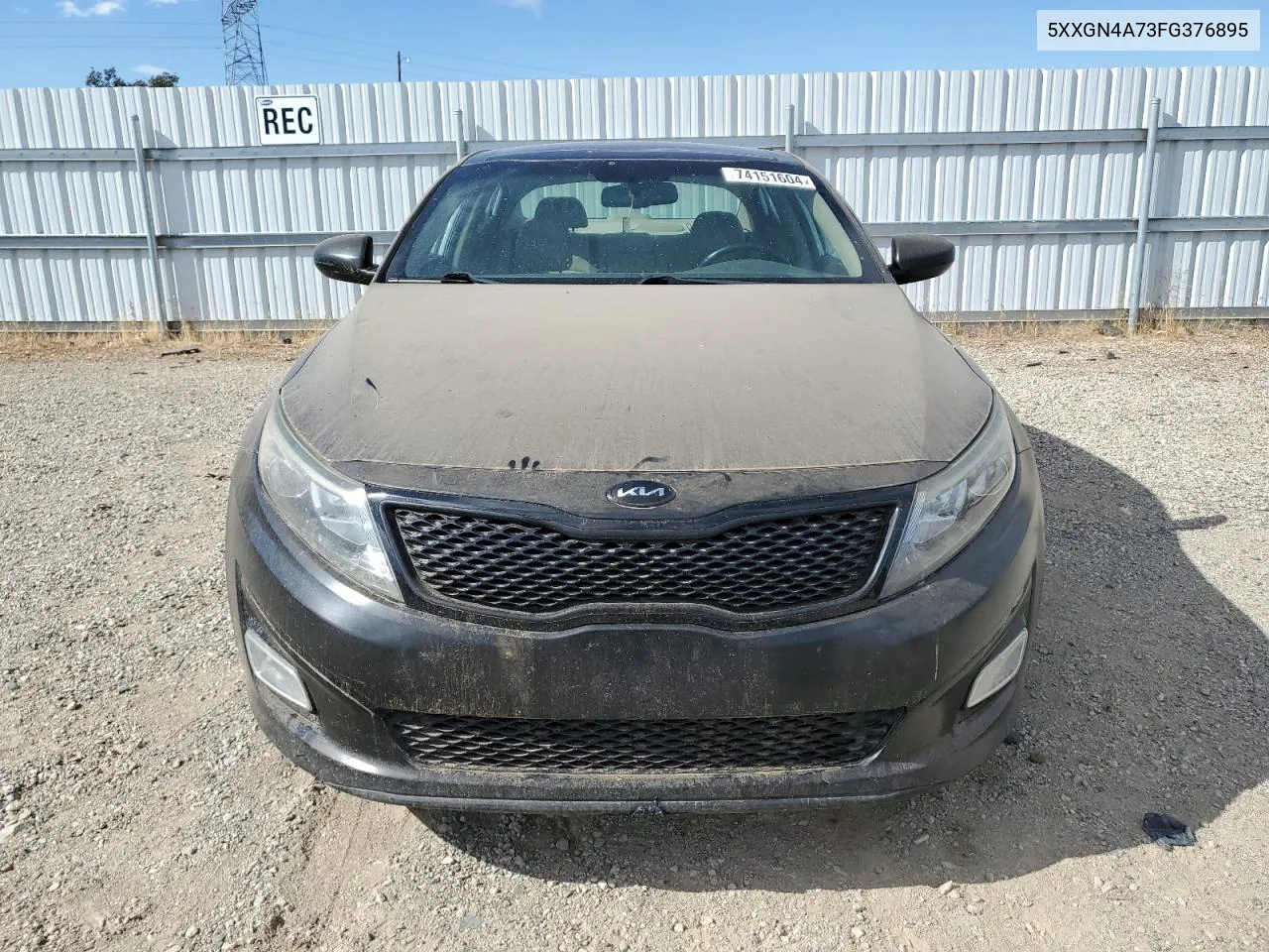 2015 Kia Optima Ex VIN: 5XXGN4A73FG376895 Lot: 74151604