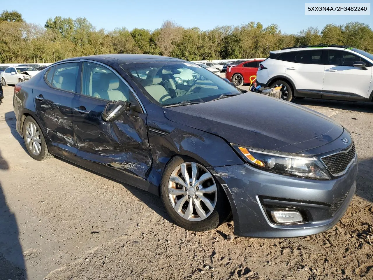 2015 Kia Optima Ex VIN: 5XXGN4A72FG482240 Lot: 74258564