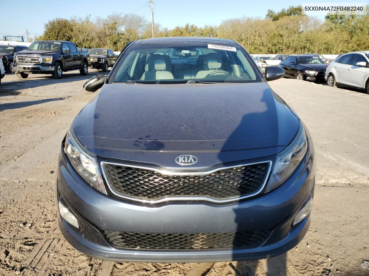 5XXGN4A72FG482240 2015 Kia Optima Ex