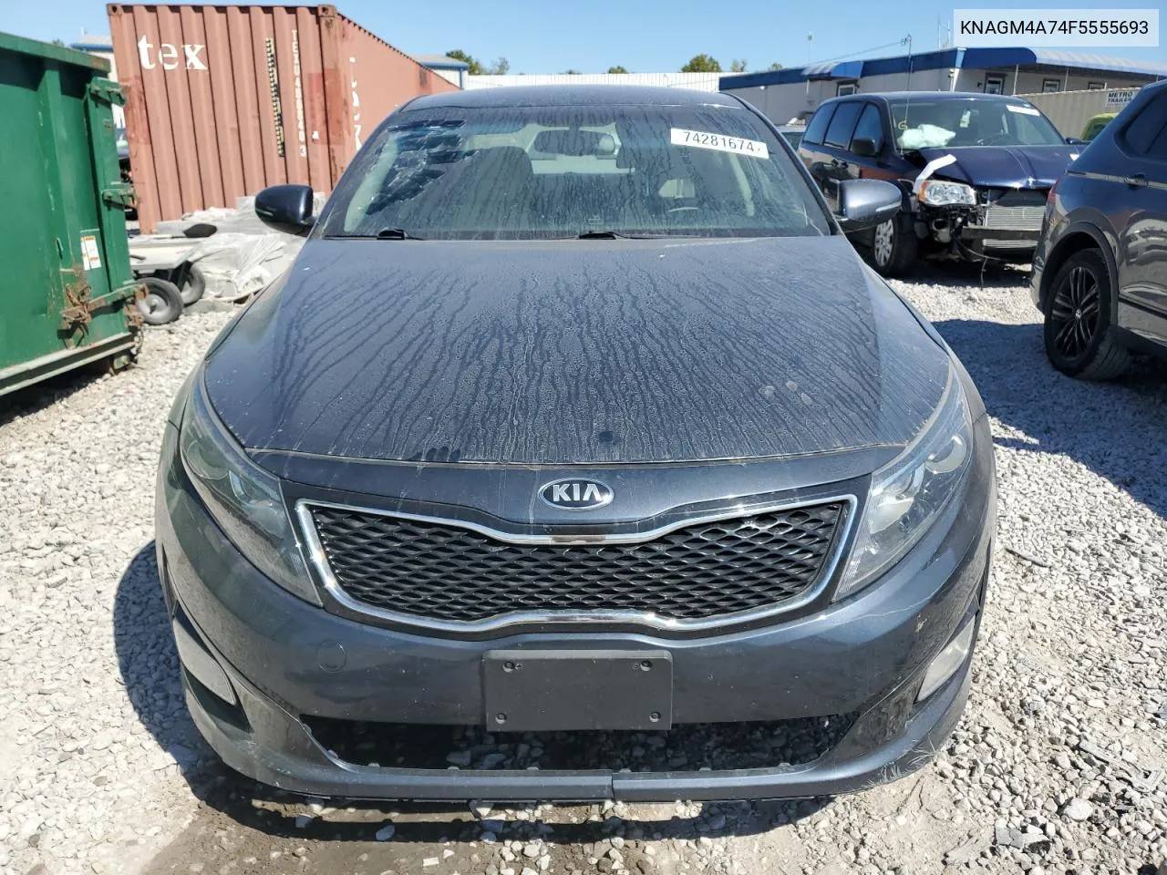 KNAGM4A74F5555693 2015 Kia Optima Lx