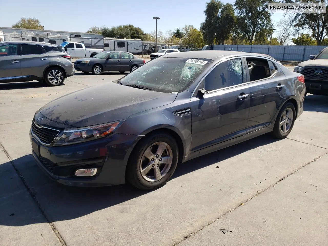 KNAGM4A72F5560309 2015 Kia Optima Lx