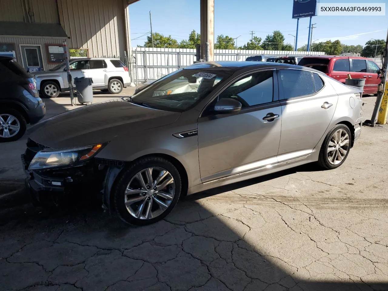 2015 Kia Optima Sx VIN: 5XXGR4A63FG469993 Lot: 74318504