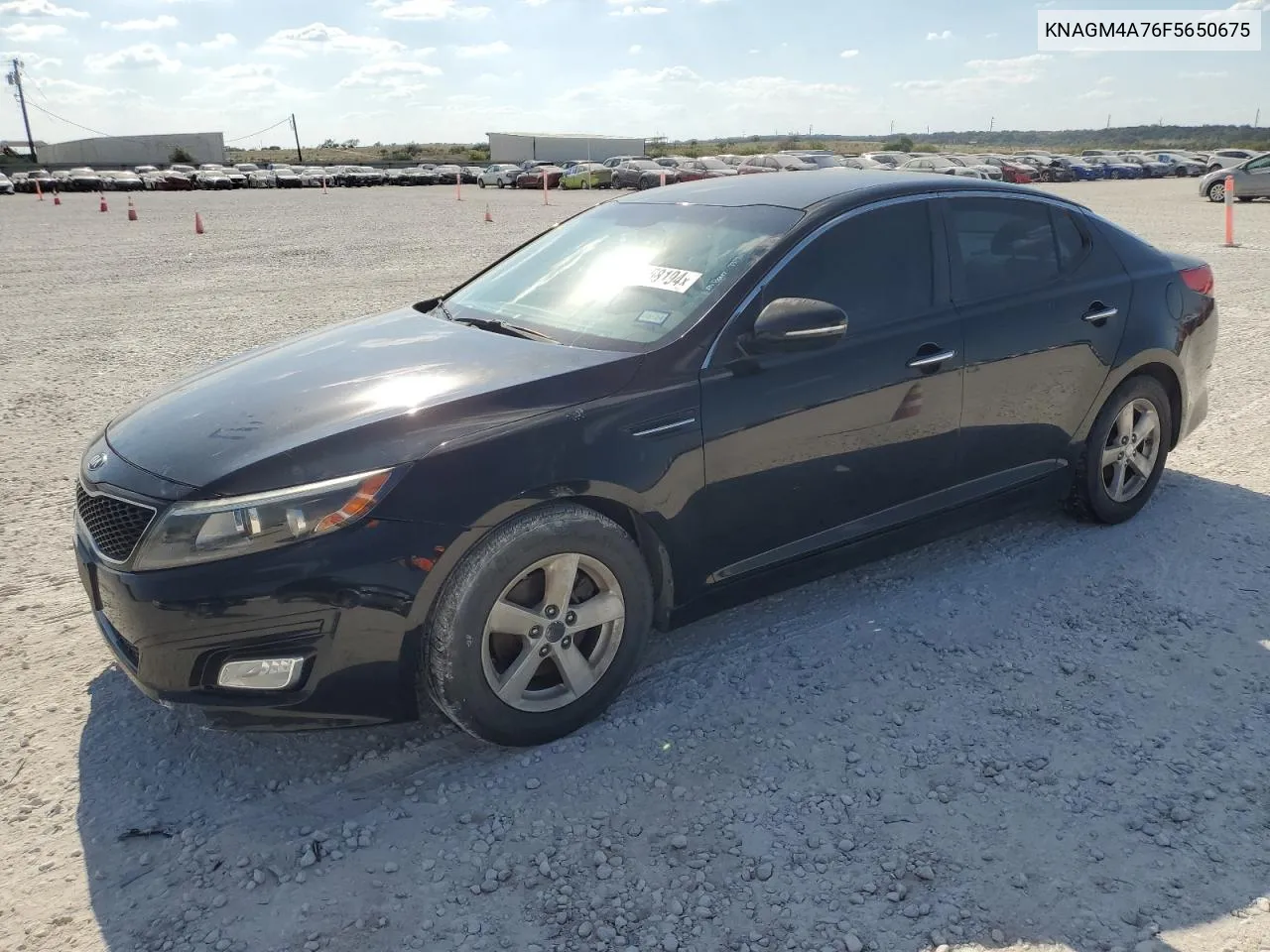 KNAGM4A76F5650675 2015 Kia Optima Lx