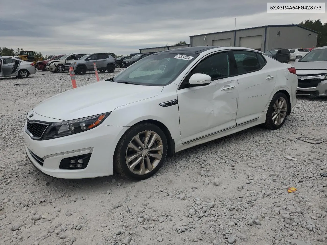 2015 Kia Optima Sx VIN: 5XXGR4A64FG428773 Lot: 74374094