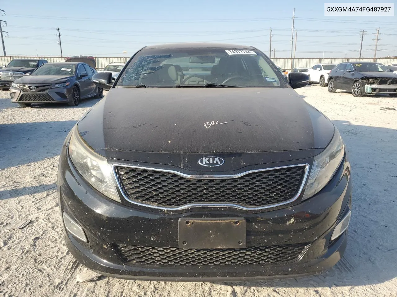 2015 Kia Optima Lx VIN: 5XXGM4A74FG487927 Lot: 74377744